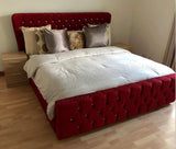 Oxford Wingback Bed Frame